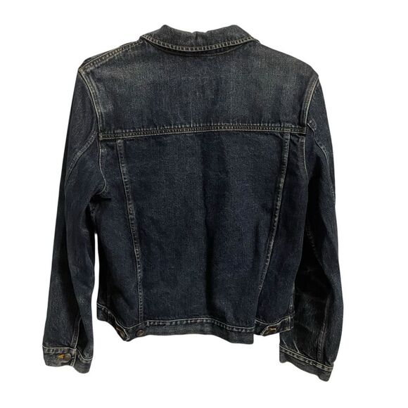 Eddie Bauer Button Down Denim Jean Jacket Cotton Size Large - Picture 5 of 6